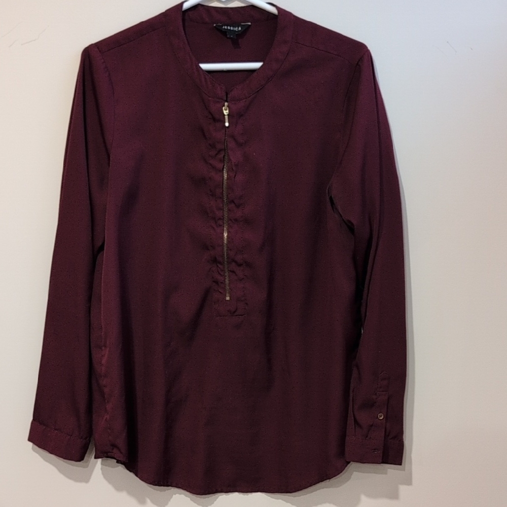Burgundy Dress Shirt